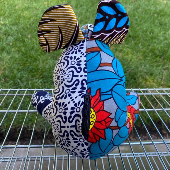 Colorful Patterned Elephant Plush - Picture 4 of 7